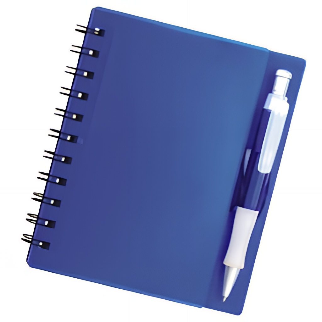 Spiral Notebook with Pen Holde
